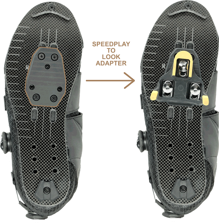 Speedplay shoe 3 bolt cleat adaptor Lintaman Europe